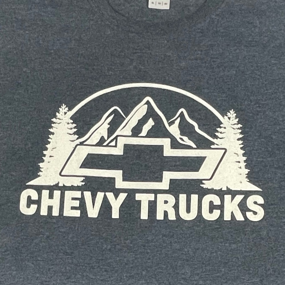 Chevy Trucks Men's Grey Graphic Tee XL